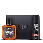 BEARDO Whisky Smoke Perfume Giftset for Men | Eau De Parfum 100ml + Body Spray 120ml | Spicy, Woody – Oudh | Long Lasting Perfume | Date night fragrance | Gift for Men | Husband | Boyfriend