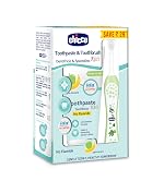 Chicco Toothpaste Applebanana + Chicco Brush Green 6-36M