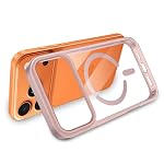iPhone 17 Pro Transparent Case | Shockproof Bumper & Camera Protection | Magsafe Compatible | Sleek Hard Crystal Back Cover for iPhone 17 Pro â Pink