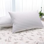 LA VERNE Microfiber Virgin Microfibre Blown Technology Filled Luxurious Anti Bacterial Cloth Sleeping Pillow Pack of 2 (27X16 Inch) (White)