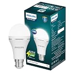 Philips Stellar Bright Rechargeable Emergency Inverter LED Bulb, B22 8.5-Watt-Crystal White(Pack of 1)