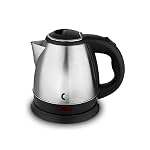 CG – EKSS12 SS 1.2 Ltr Electric Kettle 1350W with Dry Boil Protection, Auto Cut Off, Cool Touch Ergonomic Handle, Double Wall Insulation, 2Yr Replacement Manufacturer Warranty – Black