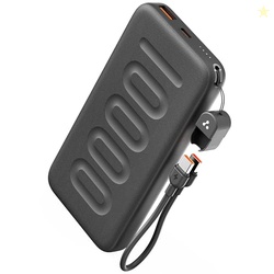 Ambrane 10000mAh Slim & Compact Powerbank with in-Build Type C Cable 2