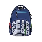 Gear 7 Pocket 30L Medium Backpack/Water Resistant School Bag/Casual Backpack/Daypack/Travel Backpack/Kids Bag/College Bag for Boys/Girls/Men/Women (Blue)