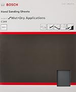 Bosch Professional Hand Sanding Sheet For Automotive, 230 X 280 mm Grit 1000, Pack Of 100