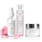 Hydrating Skincare Combo Kit for Women | Collagen Moisturizer + Face Mist + Rooh-e-Gulab Rose Water (50ml) | Daily Facial Care for All Skin Types