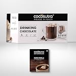 COCOSUTRA Drinking Chocolate Mix | Swiss Vanilla | 20 Single-Serve Sachets (20g Each) | Vegan & Gluten Free | No Preservatives | Enjoy Hot or Cold | Ready in 2 Minutes | 400g