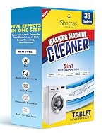 Shatras Washing Machine Cleaner Tablets â Deep Drum Cleaning Descaler | Removes Odor, Lime scale & Residue | Front & Top Load Compatible | Pack of 36