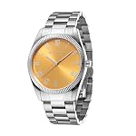 Giordano Analog Watch for Men with Round Dial, Roman Numeric Indices and Stainless Steel Strap – GZ-50112