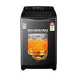 Haier 11 Kg, In-Built Heater, Front Panel Design, NZP Technology, Oceanus Wave Drum, Fully Automatic Top Load Washing Machine (ETL110-HC8S8 | Black)