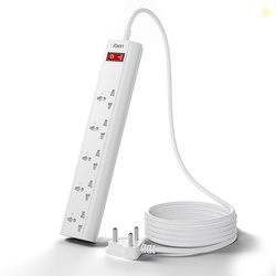 FOXIN Surge Protector 5 Universal Sockets, 2500 Watt, 2 Meter 6.5 Feet