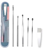 Ear Wax Cleaner Resuable Ear Cleaner Earpick Tool Set with Storage Box Ear Wax Remover Tool Kit with Ear Curet