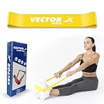 Vector X TPE Resistance Exercise Loop Bands, Resistance Bands Set for Squats, HIPS, Legs, Butt, Glutes and Heavy Workouts Physical Therapy, Rehab, Stretching, Home Fitness Boxing Training (Medium)