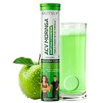 ACV Moringa with Garcinia Cambogia | For Supports Weight Loss, Control Cravings, Convert Fat Into Energy, Boost Energy & Immunaity – 15 Effervescent Tablet