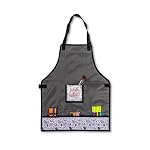 Echo Boomers Multipurpose Teens Waterpoof Washable Apron with 4 pockets for Cooking, Art Painting and School (7 to 14 yrs- 23×18)