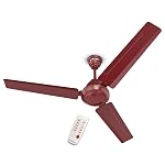 Bajaj Frore Turbo BLDC 1200 MM 5 Star Rated Ceiling Fans For Home | BEE Stars Rated Energy Efficient Ceiling Fan | 2 Years Warranty ã Red Walnutã