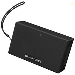 ZEBRONICS Sonic POD S Portable Bluetooth Speaker, 8 Watts, Upto 7h Bac