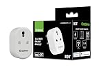 Havells 16 A Wi-Fi Smart Plug (White) with Voice Control & Energy Monitoring â Suitable for Large Appliances like Geysers, Heaters, OFRs, and Air Conditioners (Works with Alexa and Google Assistant)