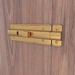 Boniry Premium Heavy Duty Door Latch | Door Stopper Lock | Main Door High Security and Home and Office Doors for Wooden and PVC Door Latch (2, Gold)