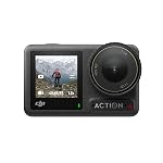 DJI Osmo Action 4 Standard Combo – 4K/120Fps Waterproof Action Digital Camera with A 1/1.3-Inch Sensor, 10-Bit & D-Log M Color Performance, Outdoor Digital Camera for Travel, Biking