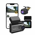 PAPAGO N291 3K Dual Channel Dashcam with Sony CMOS Sensor | F1.5 Ultra-Wide Lens | 3â Display | Mobile Wi-Fi & Voice Control | 256GB Support | High Temp Safe Design