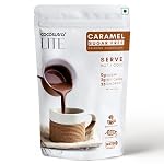 COCOSUTRA SUGAR FREE Drinking Chocolate Mix – Caramel | Zero Sugar, Low Carb, Low Calorie | Stevia & Erythritol based | Keto Friendly Hot Chocolate | Vegan | Enjoy hot or cold | 200g