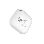 Air Tag for Apple with Loud Buzzer, Works with Apple Find My(No App Required), Worldwide Tracking for Keys, Wallets, Luggage, Pets and More, No Sim Needed, Replaceable Battery(White)