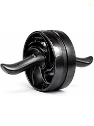 Amazon Basics Ab Roller with Non-Slip Handles | Wheel Exercise Equipme