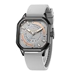 Daniel Hechter Paris Rivoli Collection Modern Analog Watch for Men with Octagon Dial and Silicon Band-DHM1003