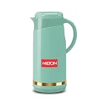 Milton Renova 1500 Water Jug, PU Insulated Inner Stainless Steel Hot & Cold Jug, BPA Free, Leak Proof, 1.3 L, Light Green, Ideal for Tea, Coffee, Water, Hot Beverages