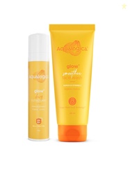 Aqualogica Everyday Glow+ Combo - Dewy Sunscreen 50g & Smoothie Face W