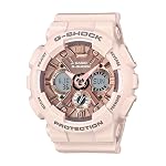 Casio G-Shock GMA-S120MF-4ADR Analog-Digital Rose Gold Dial Women Watch Rose Gold Resin Strap (G732)