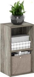 Oakcraft Multipurpose Single Cube Storage Organizer Unit Bed Side Tabl
