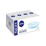 NIVEA Creme Soft Soap with Natural Almond Oil, Moisturizing Beauty Bath Soap & Cream Soap for Hands & Body, Rich Creamy Lather for Soft, Smooth & Healthy Skin, Gentle Daily Cleansing, Pack of 4 x 125 g