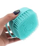 GLUNÂ® Silicone Brush with Shower Gel Dispenser, Mud & Dirt Remover with Soft Silicone Bristle with Non-toxic Brushes Pack of 1