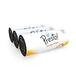 Presto! Garbage Bags | Large | 24 x 32 inches| 45 Count| 15 Bags X 3 Packs | Black