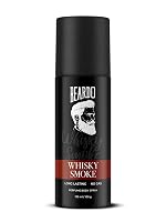 Beardo Whisky Smoke Perfume Body Spray for Men 120ml | Spicy, Woody – Oudh No Gas Deo for Men Long Lasting | Date night Deodorant | Gift for Husband