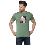 Red Tape Printed Round Neck T-Shirt for Men | Premium Comfort | Versatile Everyday Essential