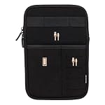 RIVACASE Antishock 5612 Travel Organizer Neoprene Fabric with a Symmetrical Pocket and Zip System Offers Maximum Capacity for Your Devices Accessories Cables Chargers powerbank fits 8 inches Tablets