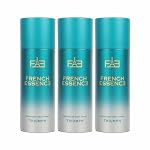 French Essence Triumph Body Spray for Men | Long Lasting Deodorant with Fresh Scent | Strong Perfume Deo for Men | 150ml Each – Pack of 3