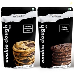 Cocosutra Cookie Dough Mix Combo Pack | Chunky Chocolate Chip & Fudgy