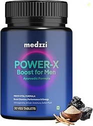 Shilajit Power-X Mens Wellness Ayurvedic Veg Tablets | With Ashwagandh