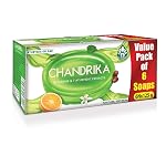 Chandrika Glycerine Ayurveda Gel Bar| Glycerine Bath Soap with Jojoba Oil for Moisturized Skin| For All Skin Types| 125g (Pack of 6)