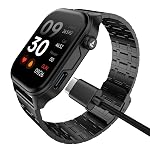 boAt New Launch Ultima Vogue 2, India’s First AMOLED Type-C Smartwatch, 1.96″ Display, 1000 nits Brightness, Metal Body w/Premium Straps, 10-Days Battery Life, Smartwatch for Men & Women (Steel Black)