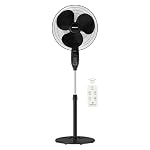 Havells Gatik Pro 400mm BLDC Pedestal Fan| 120 Ribs Guard for Safety| Smooth Oscillation| Heavy Base| ISI Marked | 2 Year Warranty | Black
