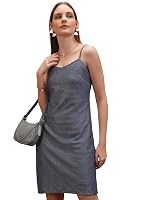 Tokyo Talkies Women’s Sleeveless Shoulder Strap Self Design Dresses | Stylish Dresses | Casual Dresses