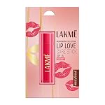 Lakme Lip Love Care Stick Cherry, with 10% Vitamin E Complex, nourished with Shea & Cocoa Butter and enriched with Almond & Jojoba Oil for 24hr moisturization in just 1 swipe, with SPF 15, 4.5g