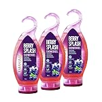 Patanjali Berry Splash Shower Gel with Aloe Vera 250ml (Pack of 3), for Refreshing Cleanse and Skin Hydration with Natural Ingredients