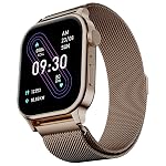 FireâBoltt Rise Round Smart Watch 1.85â³ HD Display with Bluetooth Calling, Rotating Crown, AI Voice Assistant, SpO2 & Heart Rate Monitor,120+ Sports Modes, IP67 Waterproof Metal Smartwatch – Rose Gold