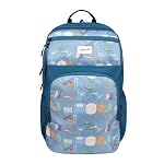 F Gear Akira Black 26L Backpack, 3 Spacious Compartments, 3 Pockets and 1 Hidden Pocket|Anti theft Backpack|Airflow Padded Back Panel|Lightweight & Durable|Ideal for Office, Daily Use & Travel